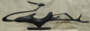 Blackwood sculpture by Zambian sculptor Friday Tembo